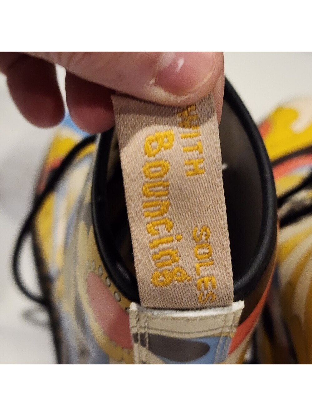 Rare Dr. Martens Vegan 1460 Retro Ray Kemble Psychedelic Boots Men’s 11 - Picture 7 of 12